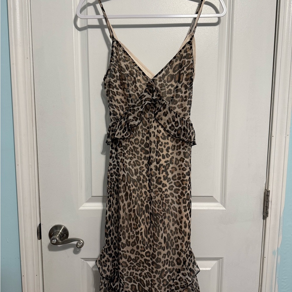 Victoria's Secret Leopard Print Dress